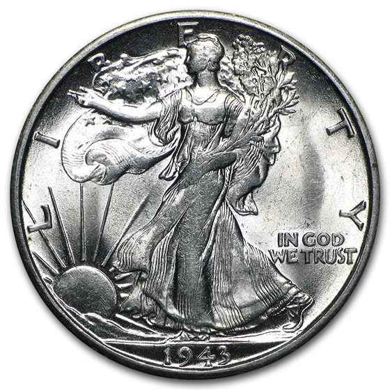 1943-S Walking Liberty Half Dollar BU 1943-S Walking Liberty Half Dollar BU